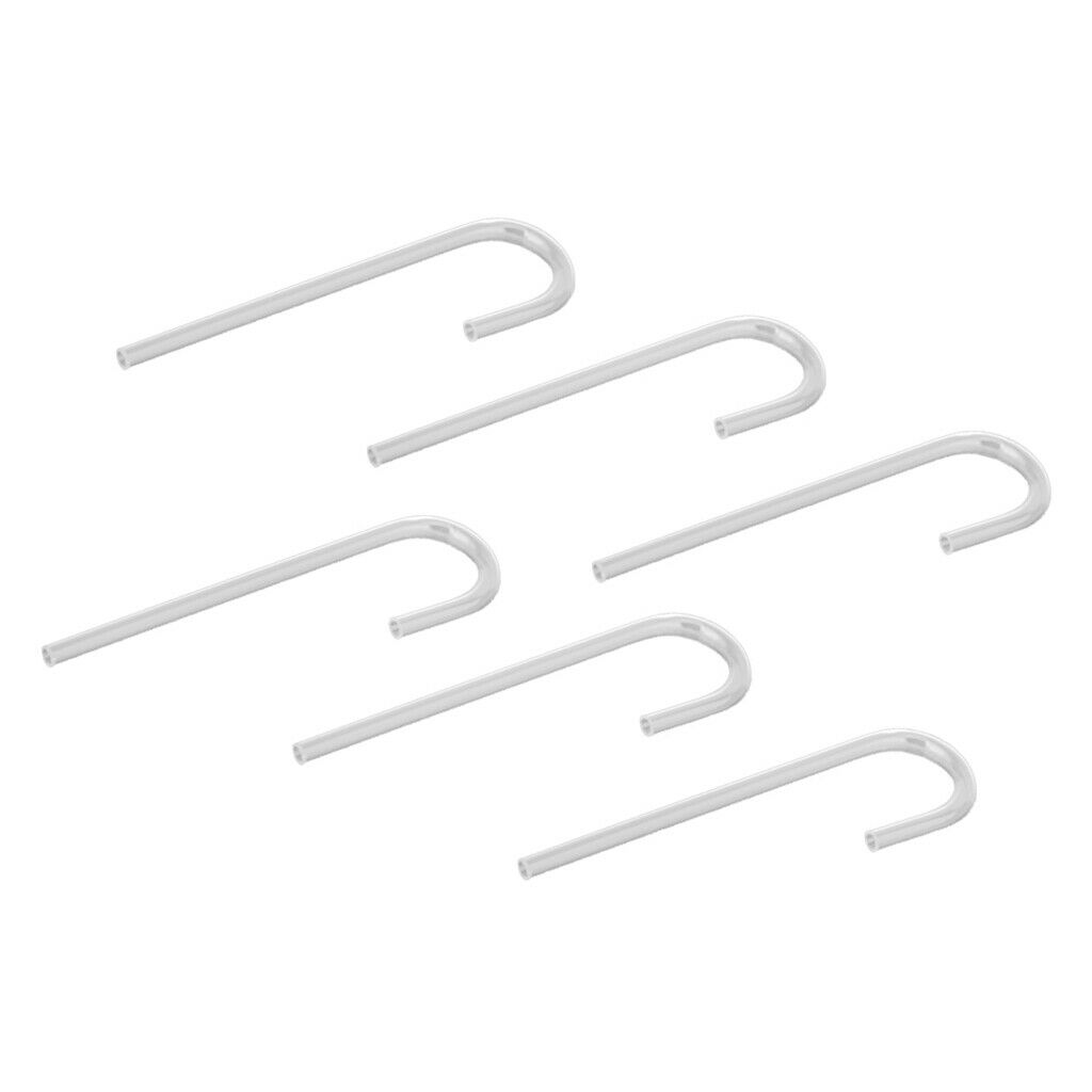 6xAcrylic Pipe U Shape Tube Bend for Aquarium Co2 System Diffuser