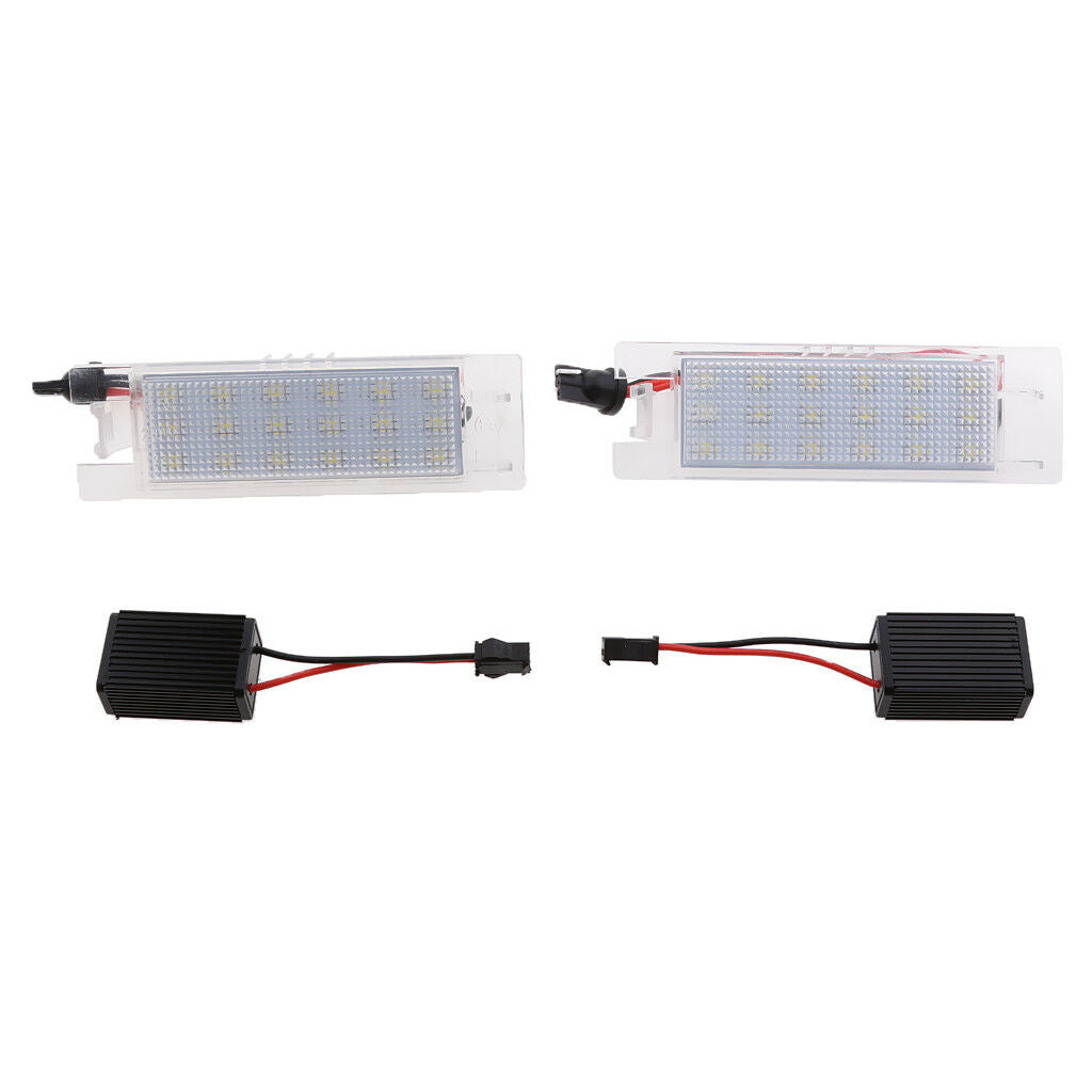 2pcs Number Plate LED Light Super Bright White for Vauxhall Opel Zafira B