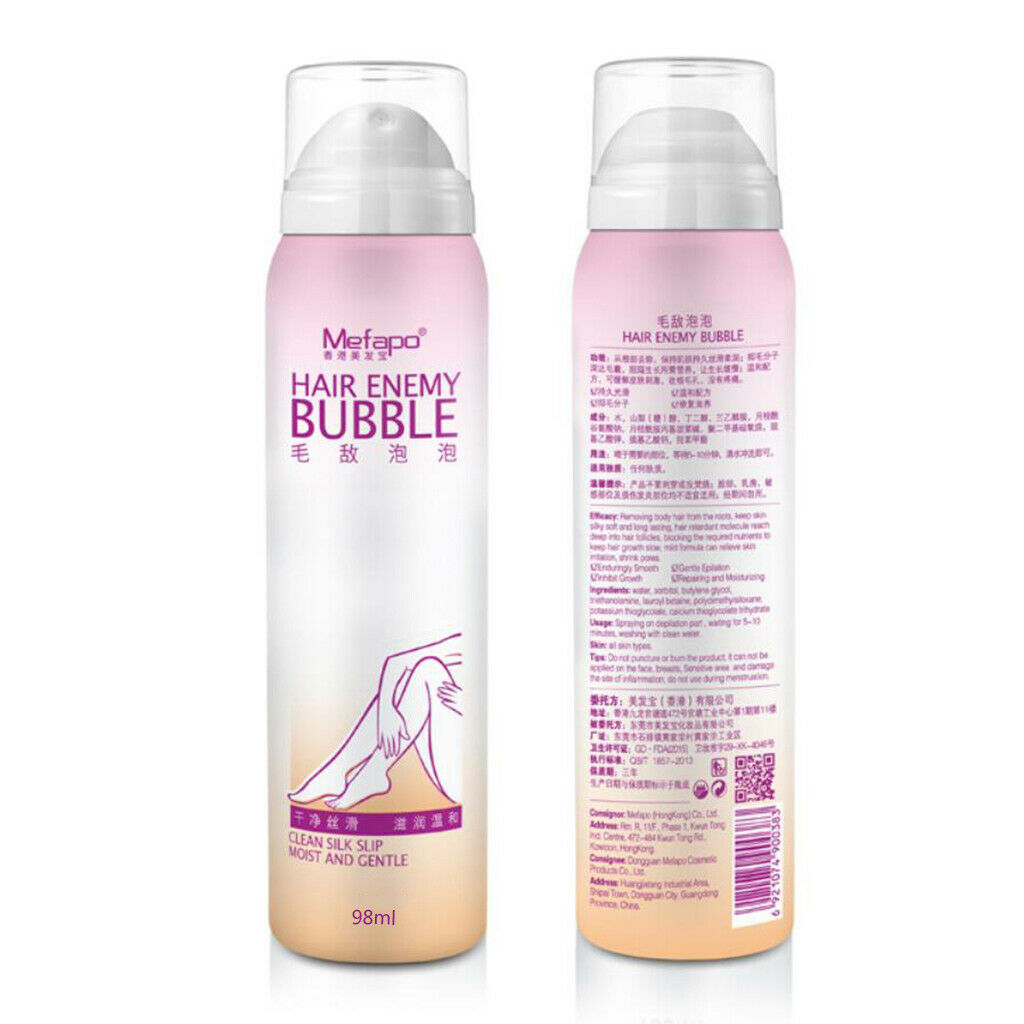 2x Depilatory Bubble Painless Hair Removal Spray Foam Creams Smooth Skin