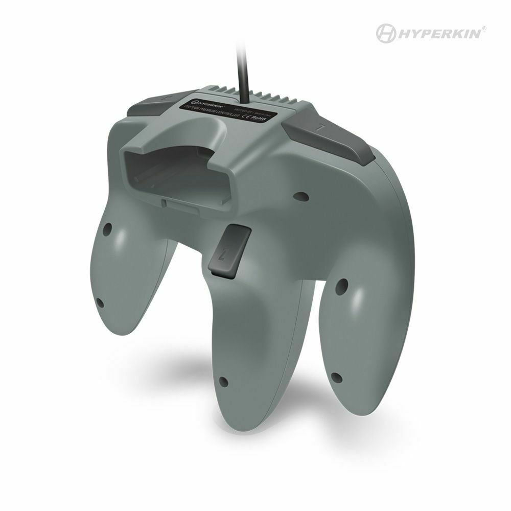 New Hyperkin 'Captain' Premium N64 Gamepad Controller for Nintendo 64 - GRAY