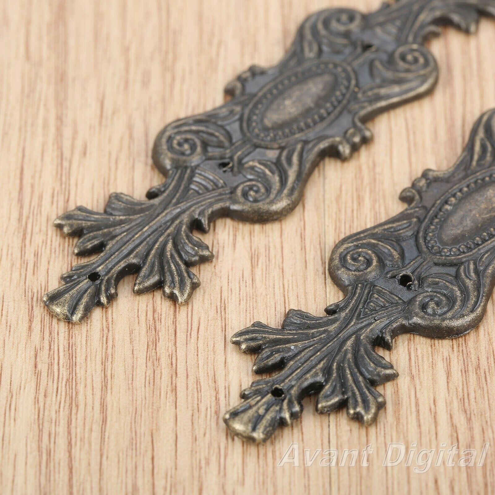 2Pcs 100*20mm Flower Flatback Embellishments Scrapbooking Desk Decor Protector