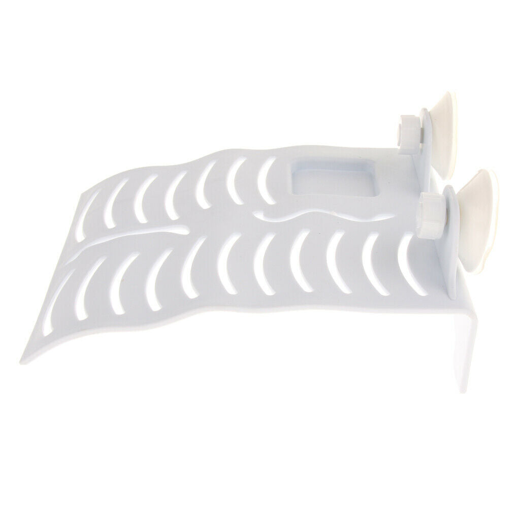 Aquarium Reptile Turtle Pier Basking Terrace Foating Island Platform White L