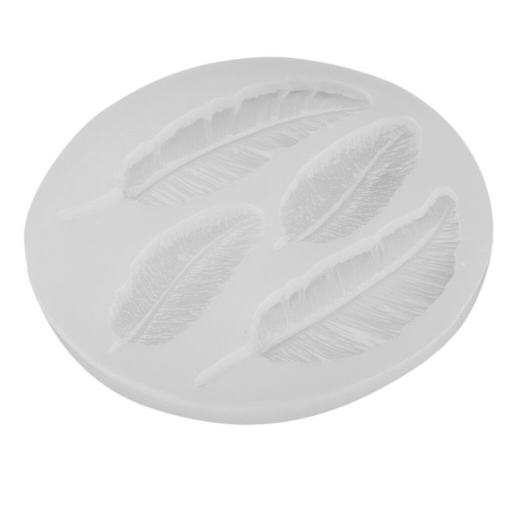Feather Soap Mold Cake Silicone Mould For Candy Chocolate Cookie Ice Craft