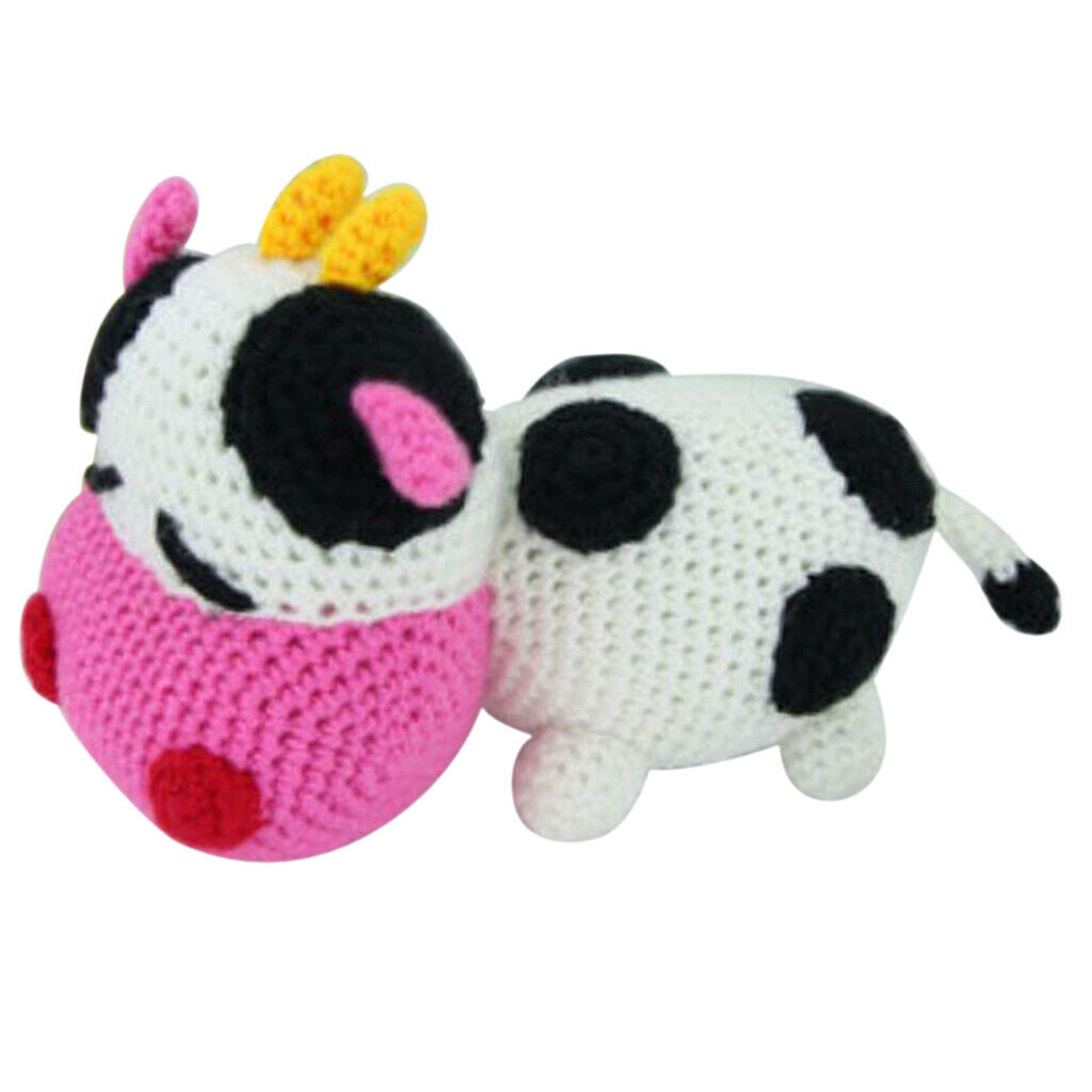 Crochet Cute Cow: Easy Animals Patterns 7.8 inches