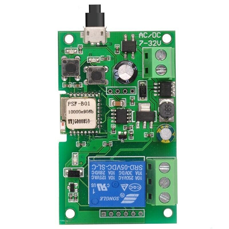 Smart USB 7-32V DIY 1 Channel Jog Inching Self-Locking WIFI Wireless Smart HomB9