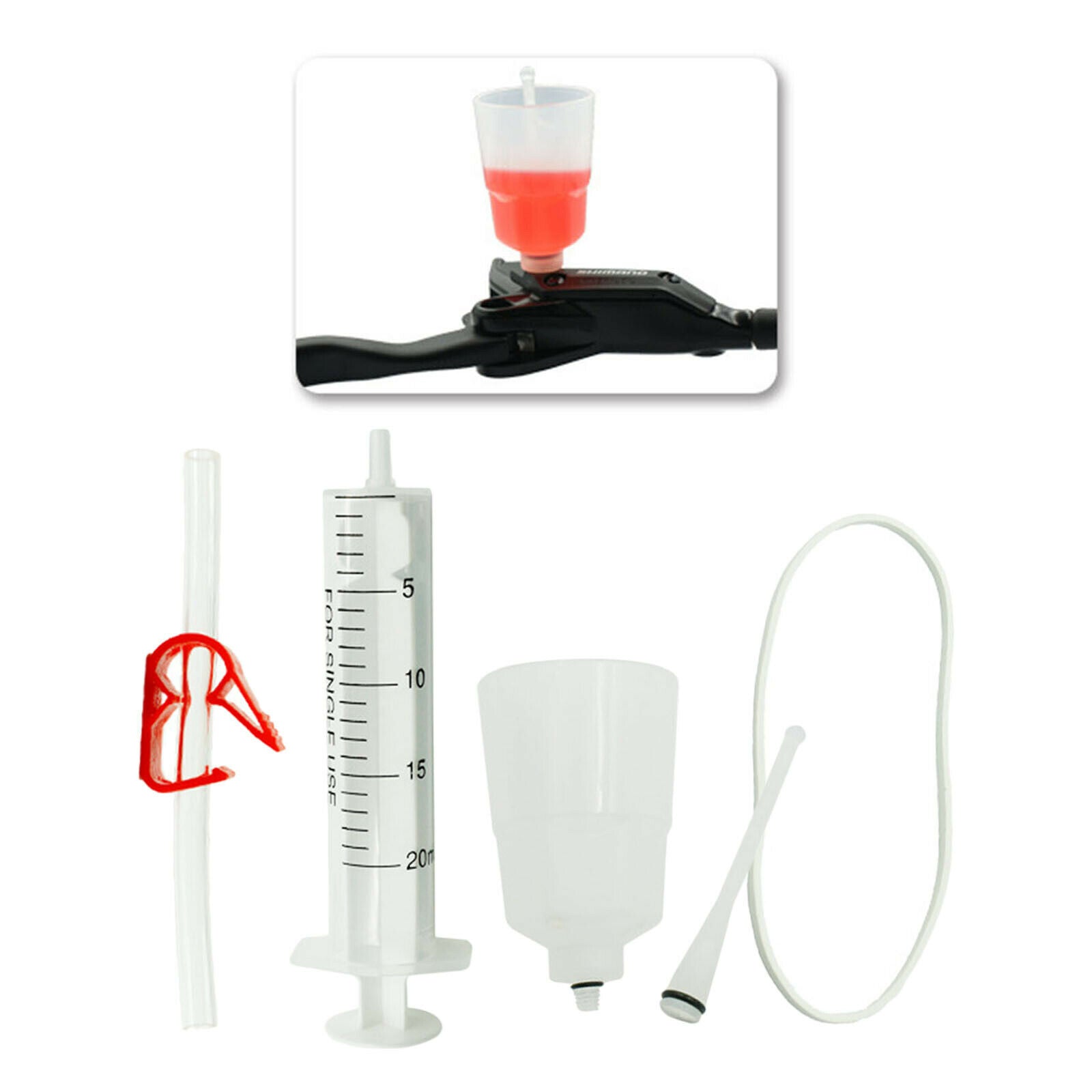 Bike Hydraulic Disc Brake Mineral Oil Bleed Kit Tools for Shimano for