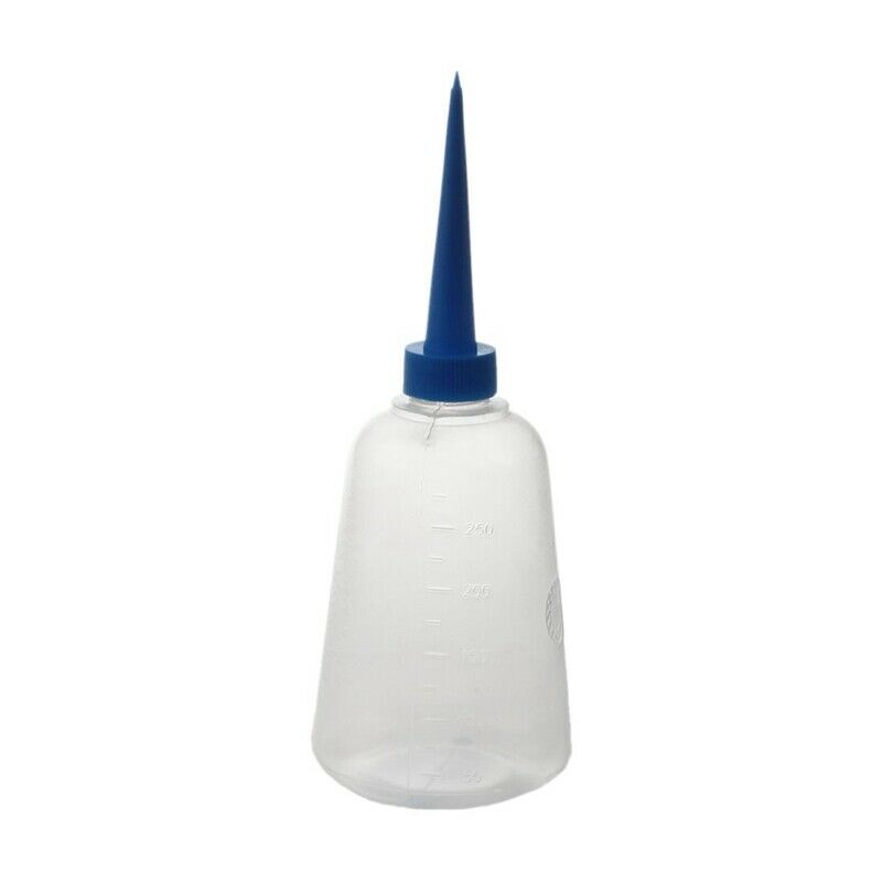 250ml Clear White Blue Plastic Liquid Glue Applicator Bottle W1F5F5