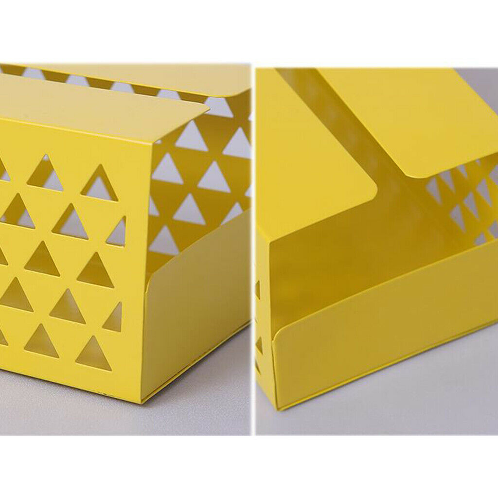 Tissue Box Holder, Retangular Napkin Holder Paper Case Dispenser Yellow L