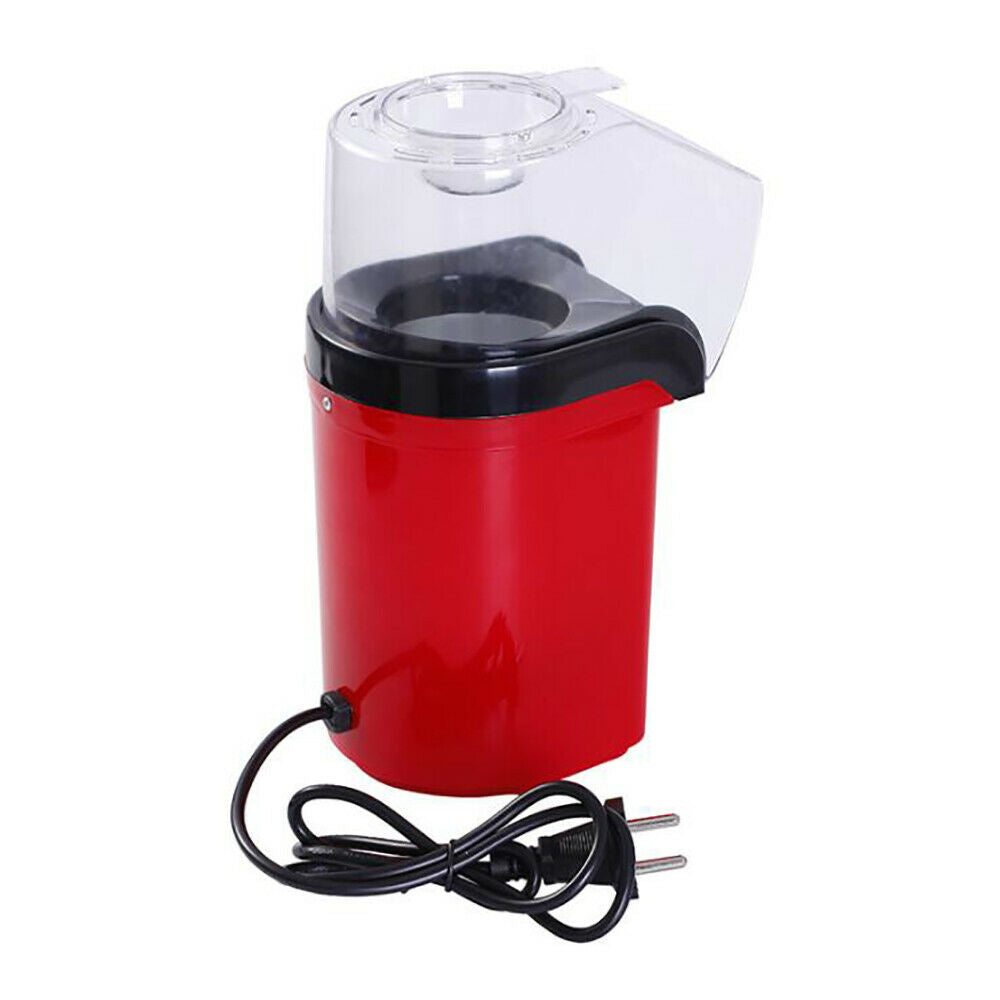 Home Party Electric Hot Air Popcorn Maker Machine No oil need Healthy Delicious