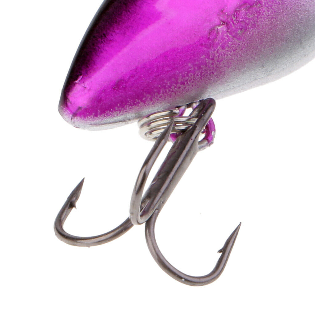 6pcs Metal Hard Fishing Spoon Lure And 10pcs Crankbait Lure with Treble Hook