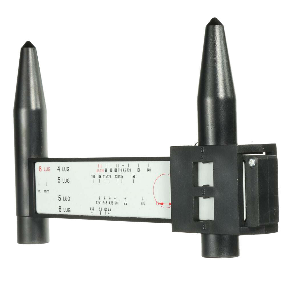 Easy Install Car 8Lug PCD Steel/Alloy Wheel Spacer Measuring Gauge Tool