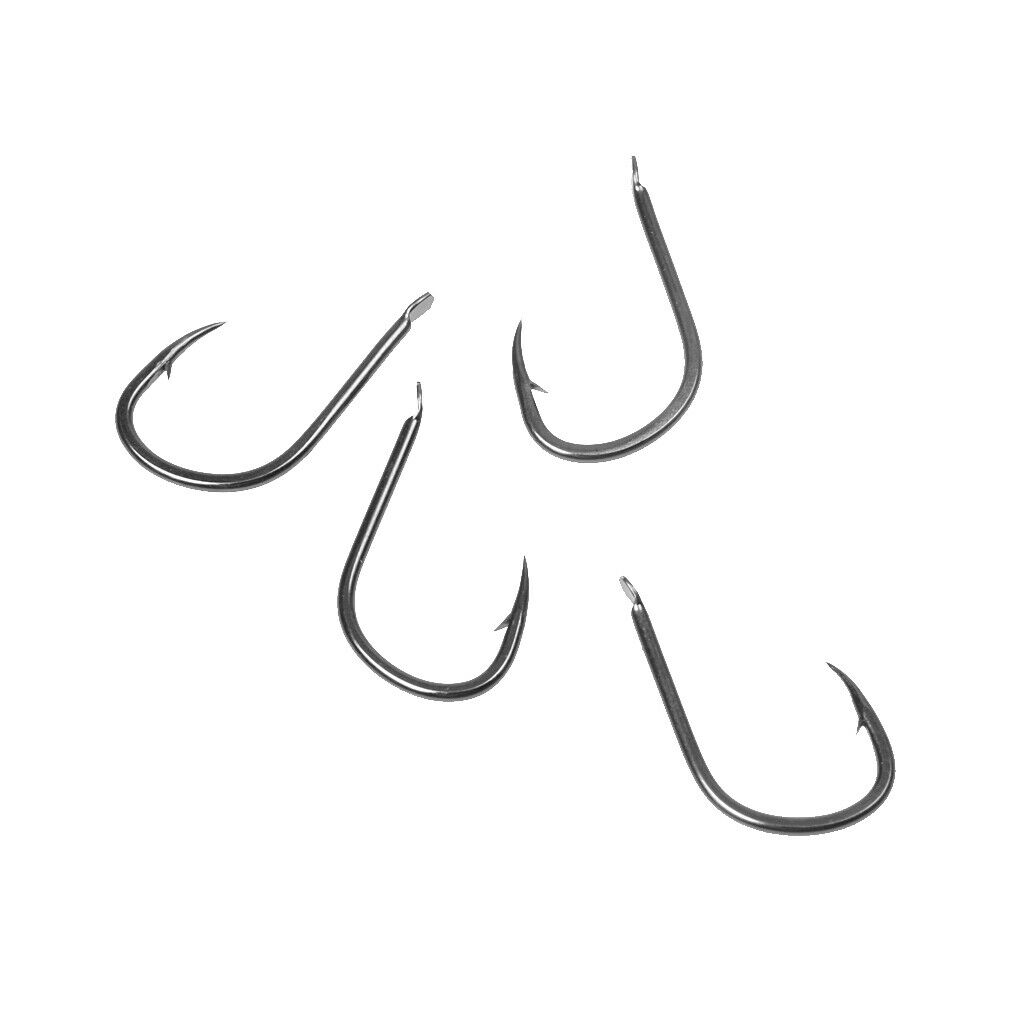 70 Pcs Fishing Hooks & 1 Pcs Clear Glass Planaria Trap Flat Worms and Leeches