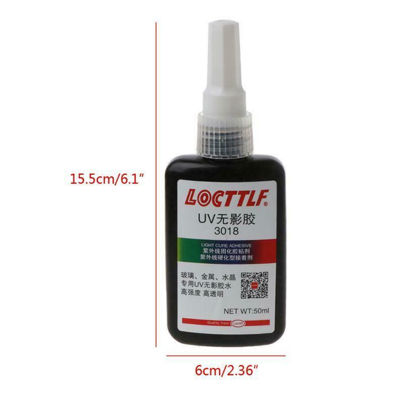 50ml UV Glue UV Curing Adhesive UV Light Transparent Crystal Glue Glass Adhesive