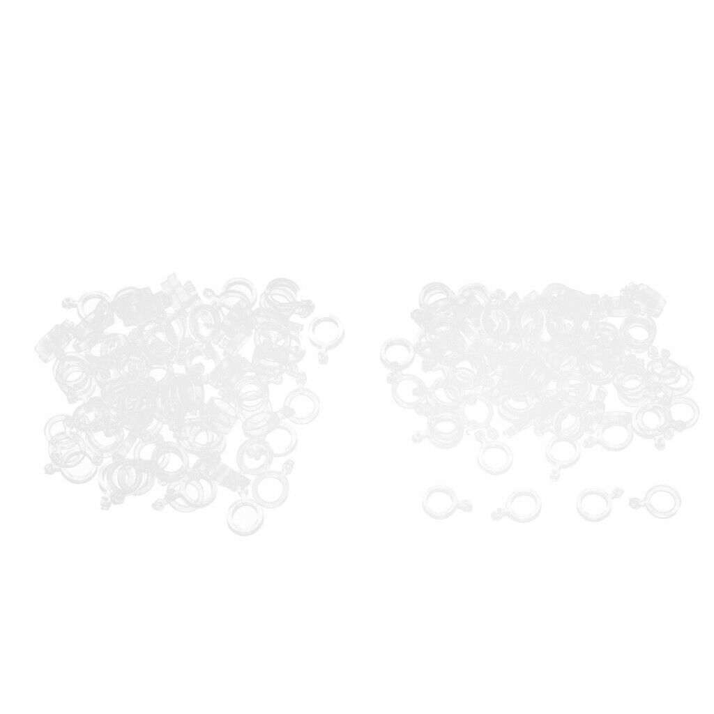 200x S Fishing 3mm Tackle Pellets Bait Micro Bands Banding Carp Match Coarse