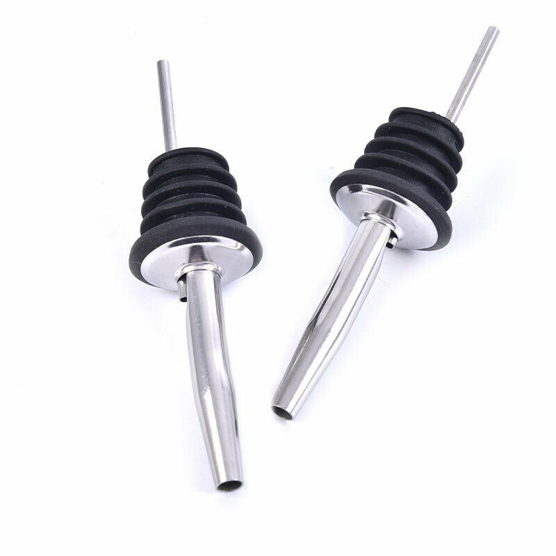 Stainless Steel Liquor Spirit Pourer  Wine Bottle Pour Spout Stopp.l8