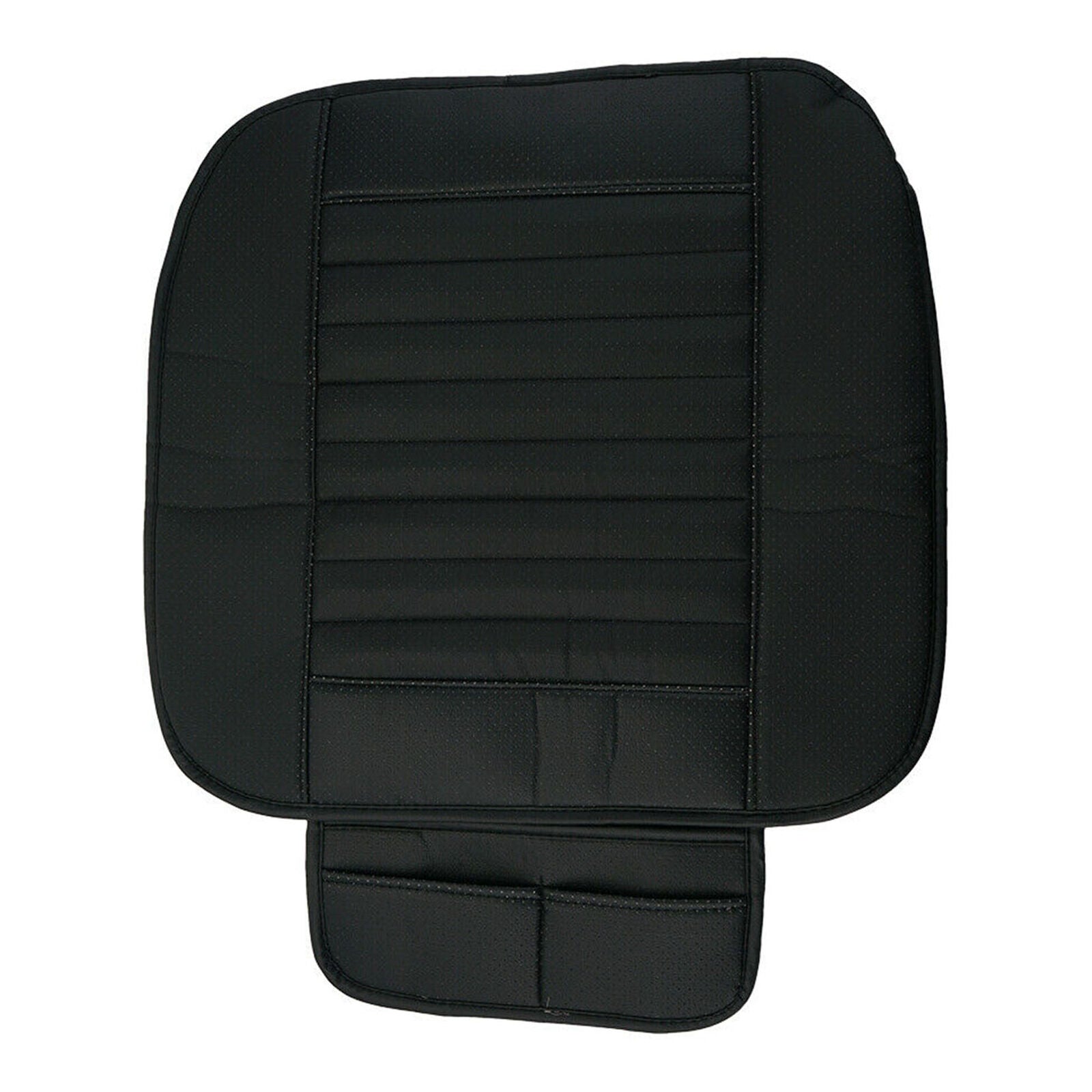 Car Front Seat Cover Breathable Mat PU Leather Pad Chair Cushion Full Surround