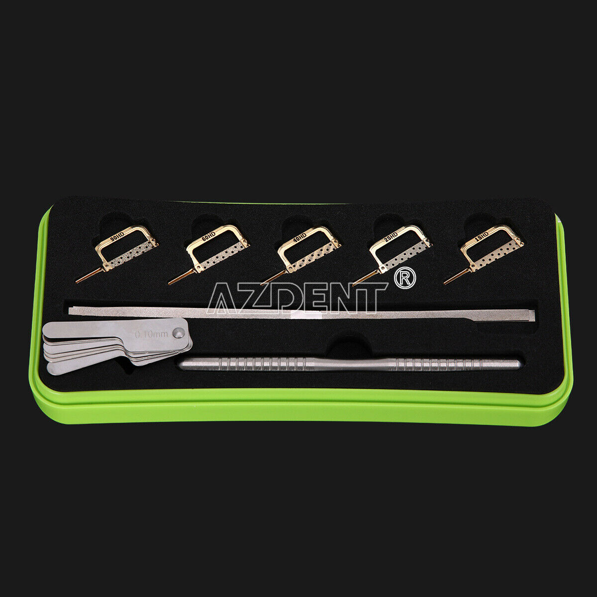 Orthodontic Interproximal Enamel Reduction IPR Gauge Handle Polishing Strip Kit