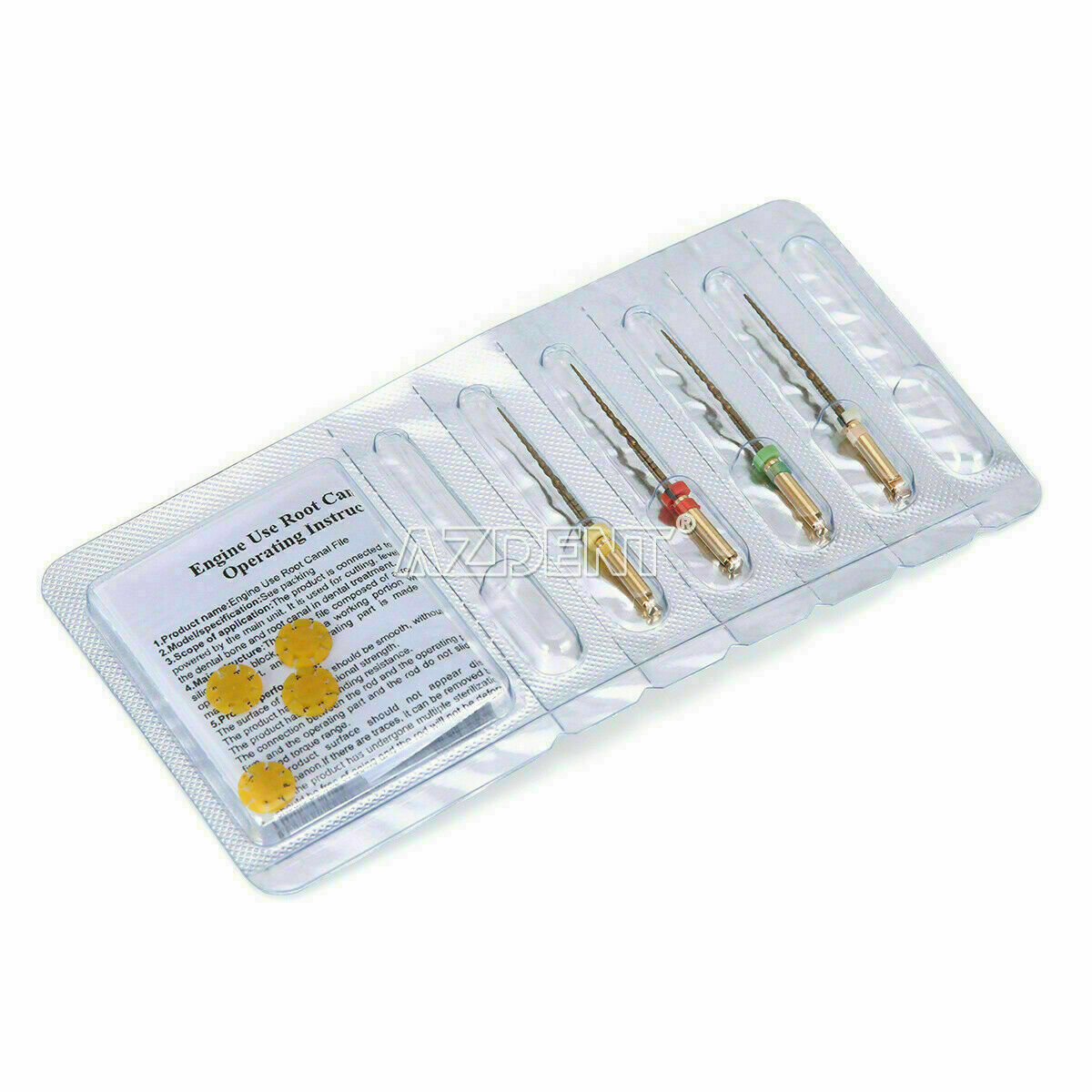 20 X Dental Reciprocating Endodontic Root Canal Niti Primary File 25mm 4Pcs/Box