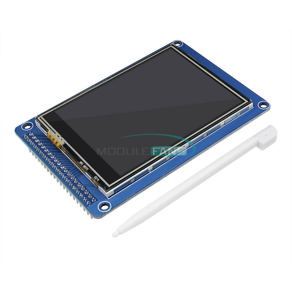 2PCS 3.2"inch TFT LCD Display Module + Touch Panel & SD Card Cage for Arduino