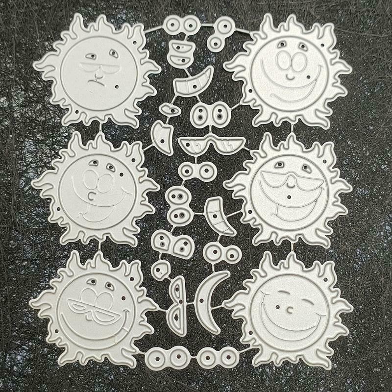 Sun Metal Cutting Dies Stencil Scrapbooking DIY Album Stamp Paper Card Embossing