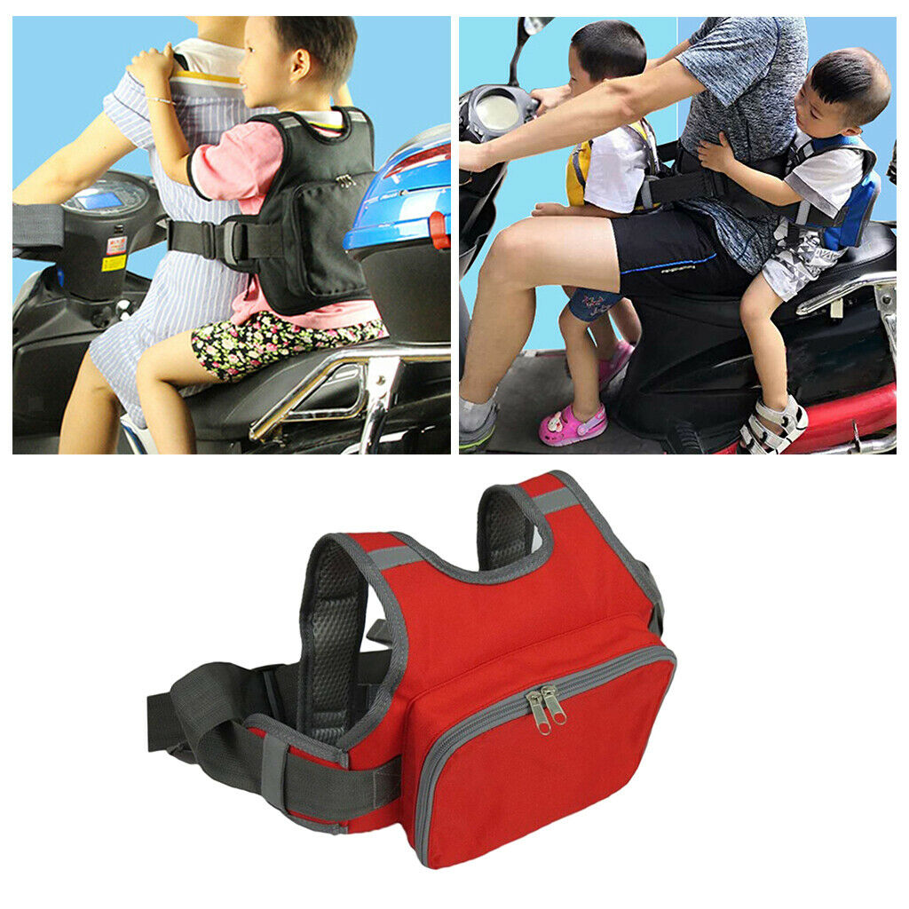 2x Bicycle Children Safety Belt Adjustable Drop Protection Protective Gears