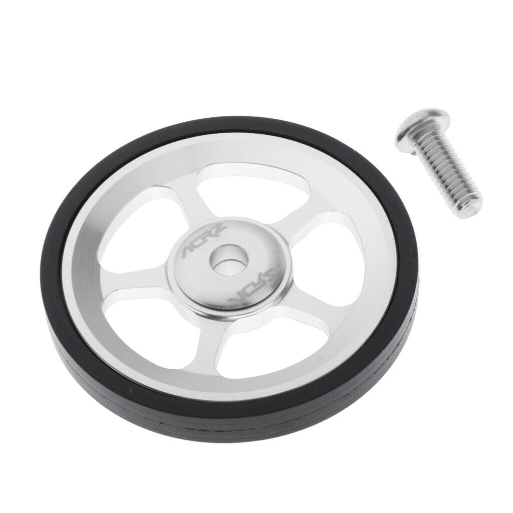 2 Pieces Alloy Easy Wheel for Brompton Folding Bike Parts Wheel Components