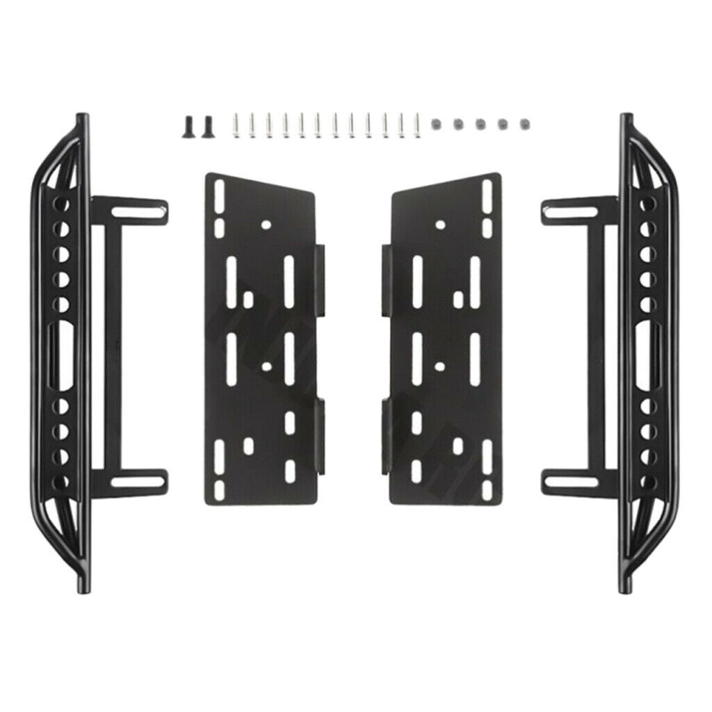 2x 168 mm RC Car Metal plate side steps for Axial SCX10 II 90046 1/10 RC