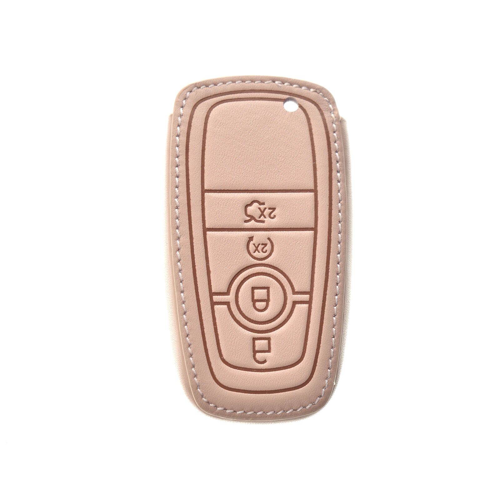 Car Key Case Cover FOB Chain Fob Holder for Ford Mustang Mondeo Edge Explorer