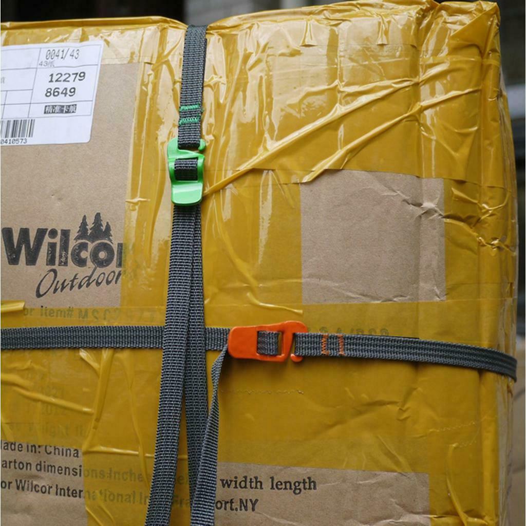 2 PCS Adjustable Car Rack Tie Down Straps Lashing Webbing Belt Rope Packaging