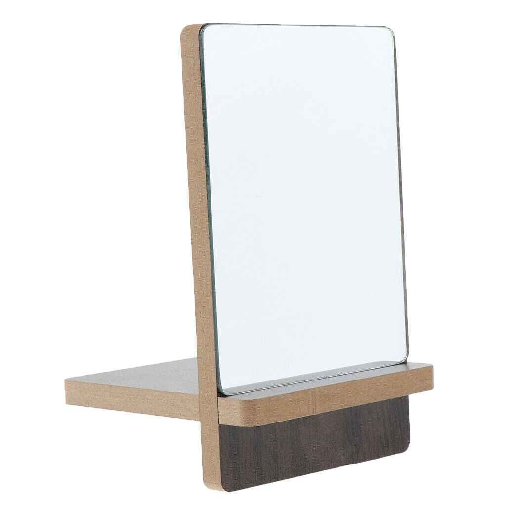 Tabletop Makeup Folding Mirror Detachable Bathroom Cosmetic Shaving Mirror S