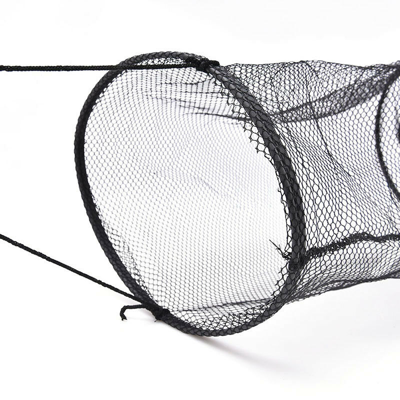 4Layers Collapsible Fishing Basket Dip Net Fishing Cage Fishing Accessor Tool Tt