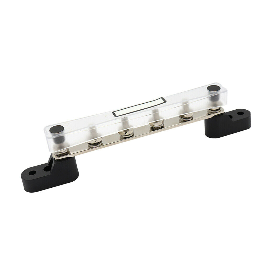 Bus-Bar 12V 6 way Electrical Terminal Single Junction Box 6 Stud Kits 6P