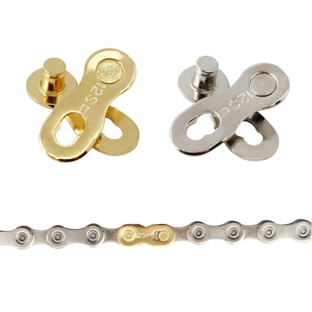 2 Pair Bike Chain Speed Quick Link MTB  Buckle 12 Speed Chain Lock