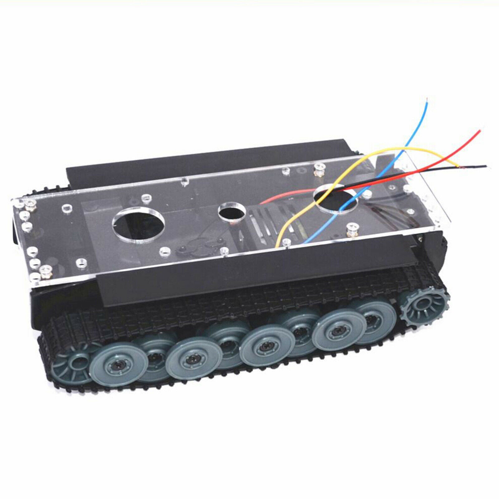 Acrylic 1:32 Smart Robot Tank Chassis Kit Platform Chassis Kit 130 Motor