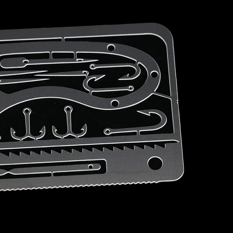1set Multi Tools Card Survival Wallet Sized Camping Hiking Emergency EDC Gea TL