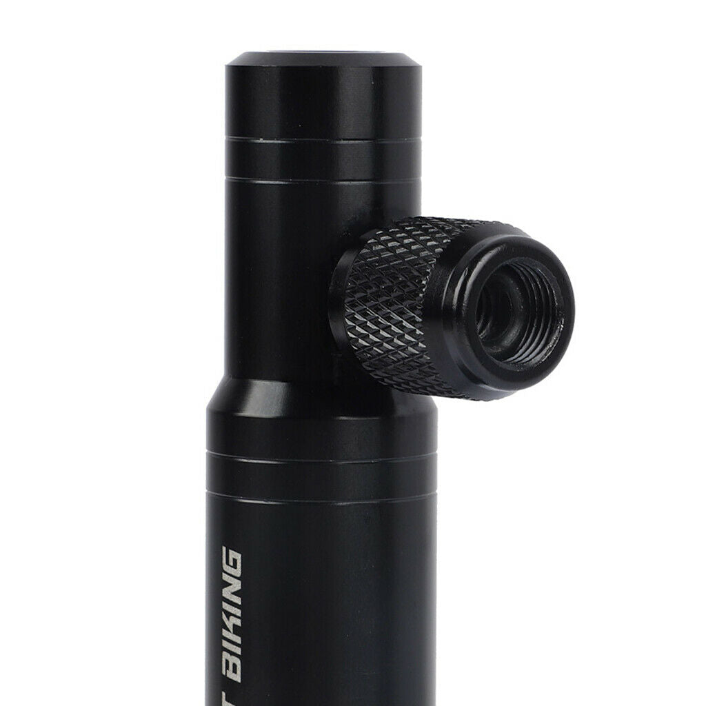 Pump Head MTB with Glue Straps Quick Tyre Inflator for Presta Schrader Valve