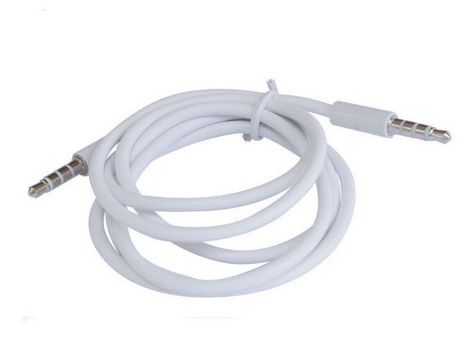 50pcs 1M 3.5mm Male to Male 4 Pole AUX Audio Headphone Extension Cable Cord