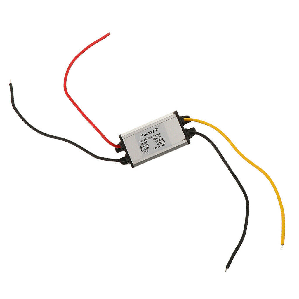 Waterproof DC 24V  to 12V 60W 5A Buck Converter Car Power Regulator