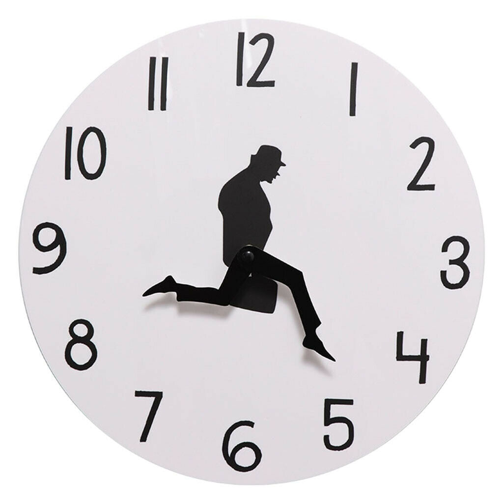Round Modern Unique Wall Clock Art Living Room Hotel Home Living Room Decor
