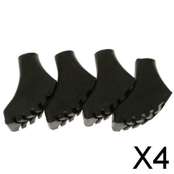 4X 4pcs Rubber Paw Feet Tips Hammers Hiking Stick Walking Trekking Pole Caps