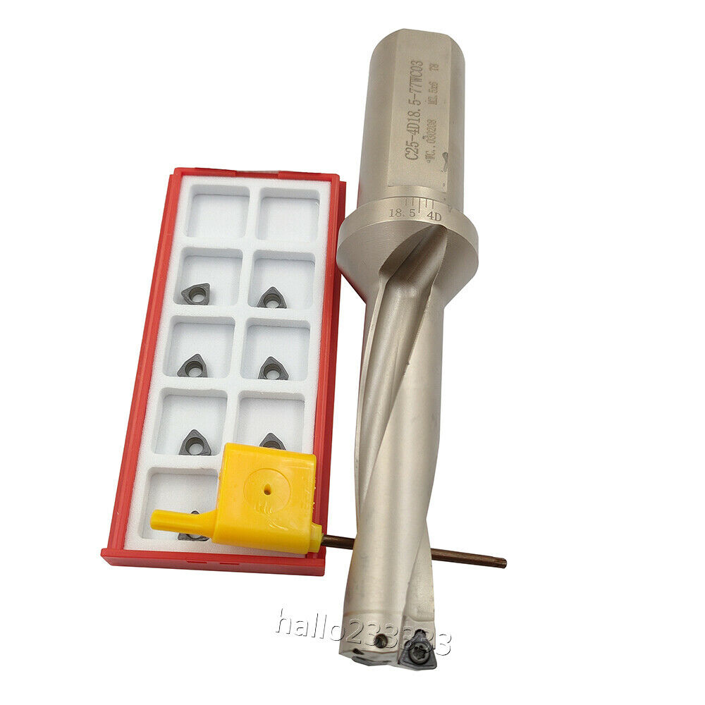 WPD-185-4D-C25 18.5mm U drill indexable drill + 5PCS WCMT030208-PM ZM2125 insert