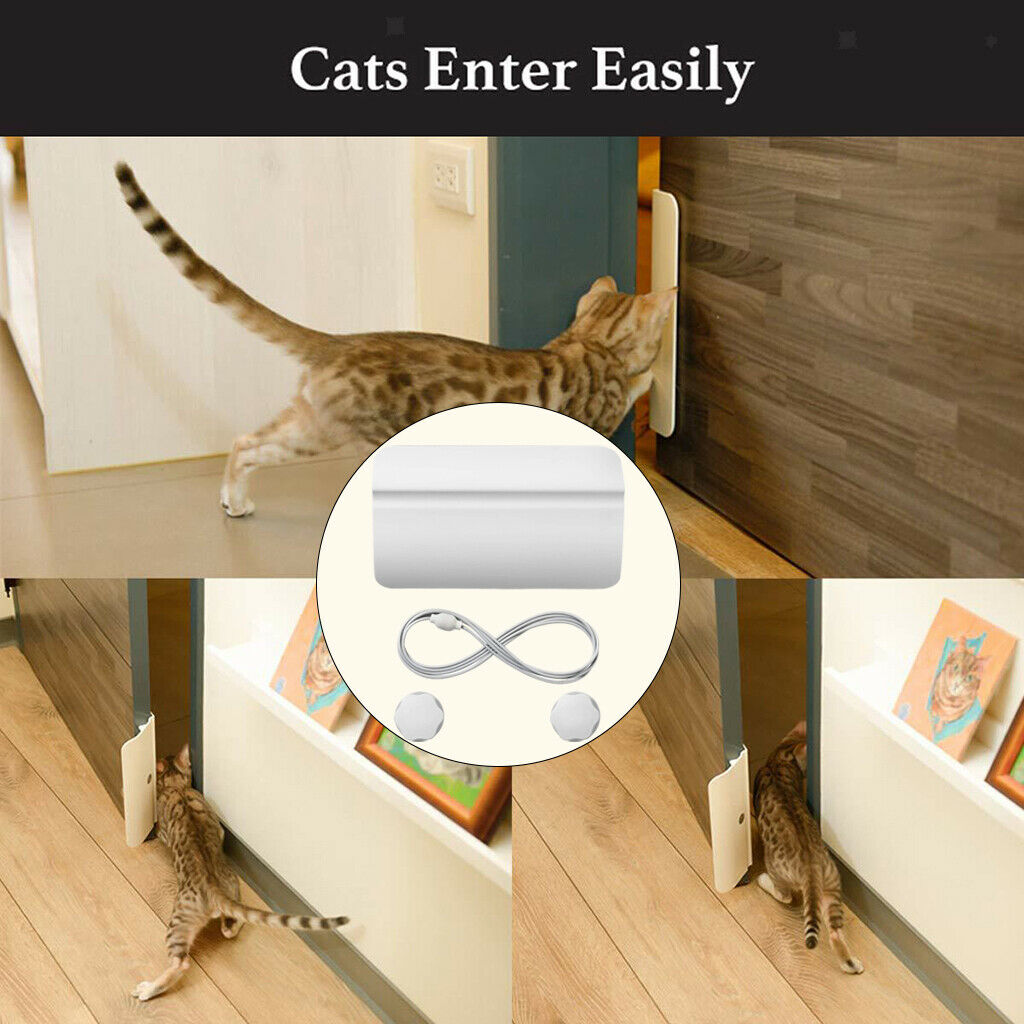 Pet Door Opener Elastic Cord Living Room Cat Open Door Easy Installation