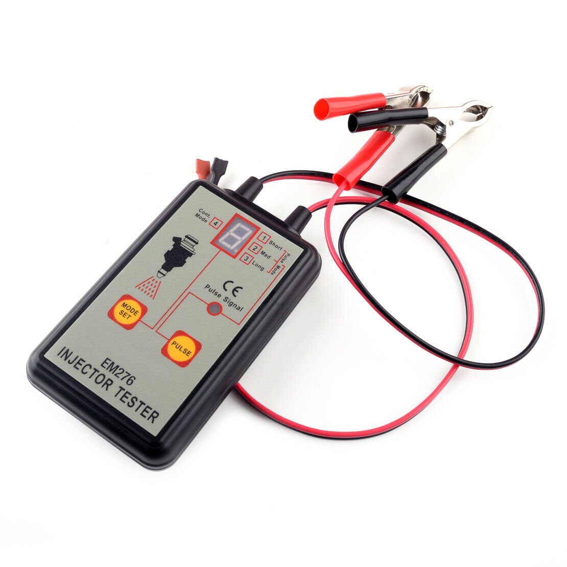 EM276 Injector Tester 4 Pluse Modes Fuel System Scan Tool Replace 12V