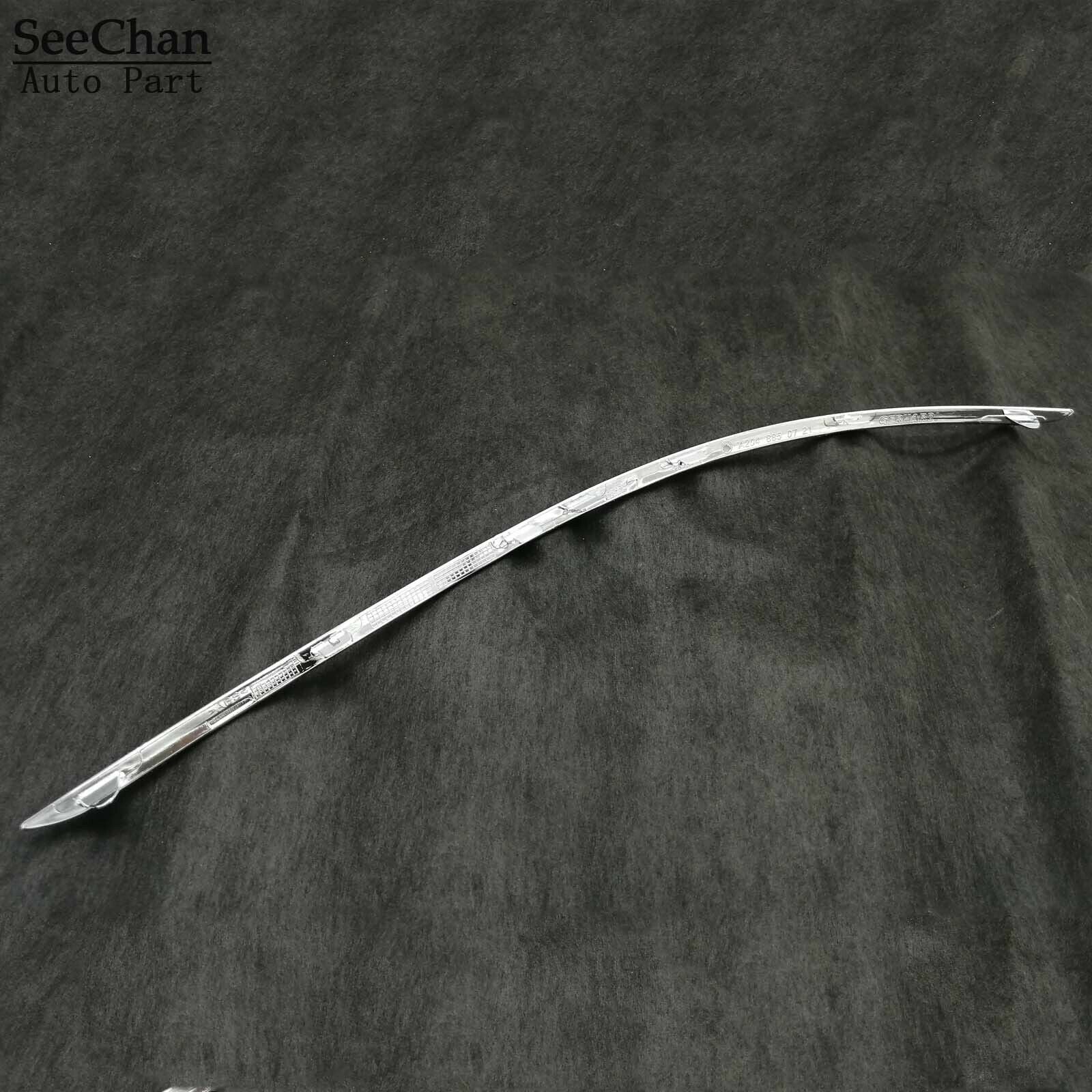 Fit For 2007-2010 Mercedes C-Class W204 Avantgarde Front Bumper Chrome Trim Left
