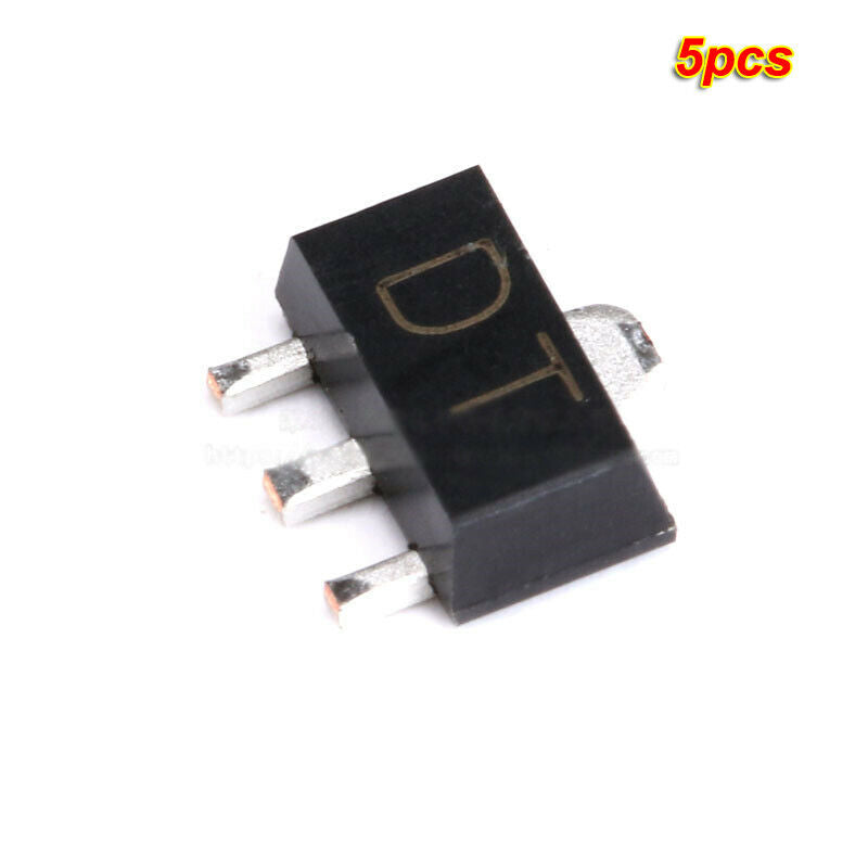 5pcs SMD Triode 2SD2391 silk screen DT SOT-89 NPN 60V/2A transistor
