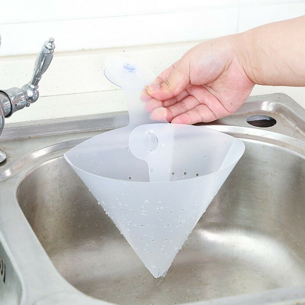 Kitchen Foldable Filter Simple Sink Self-Standing Stopper Anti-Blocking Device
