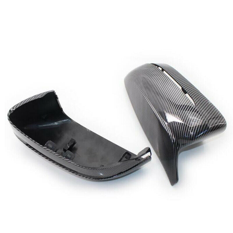 For BMW 3/5-Series 2017-2021 Car Side Mirror Caps Rearview Covers Carbon Fiber