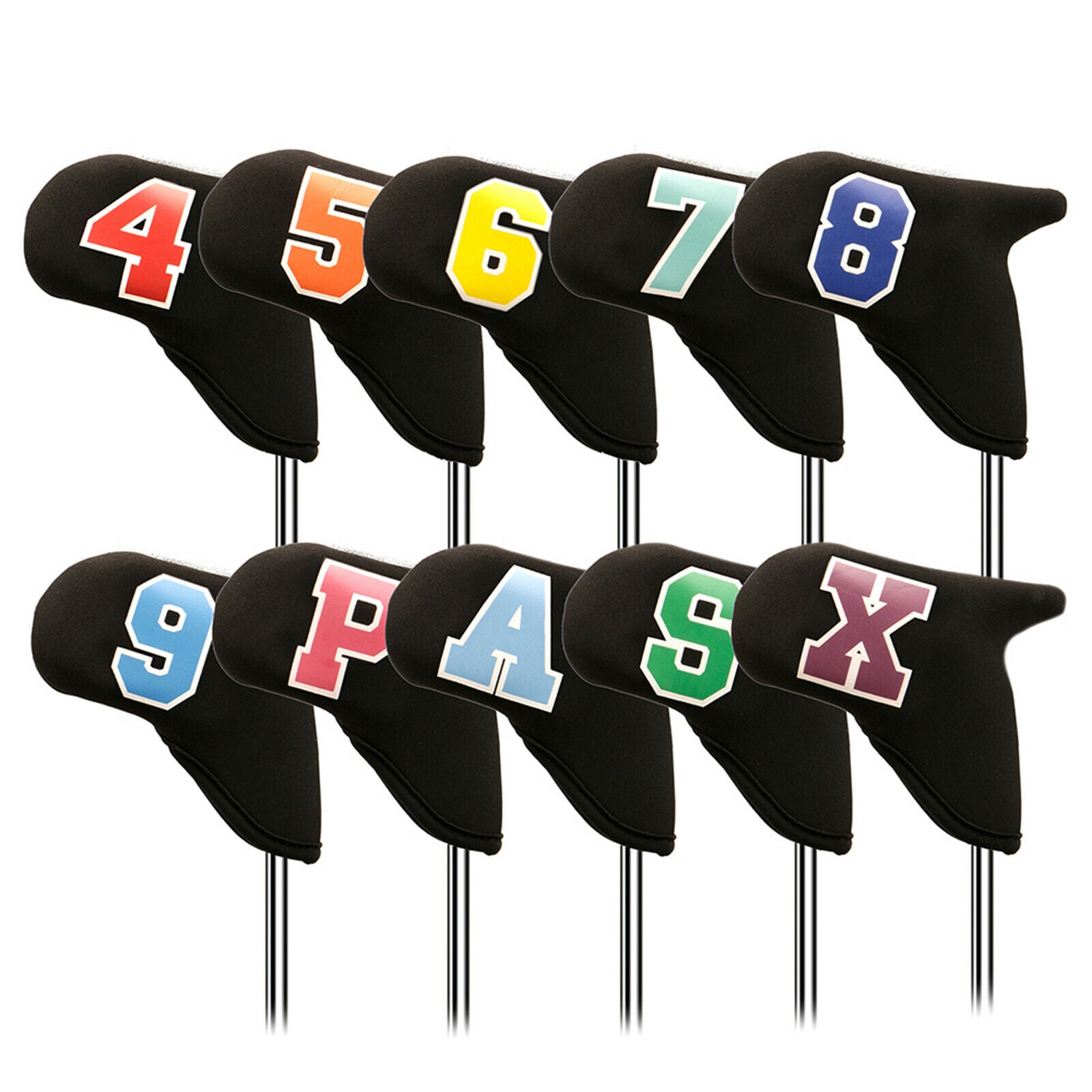 Golf Club Head Covers Irons 0 Pack 8Iron Golf Hybrid Headcovers Soft Women