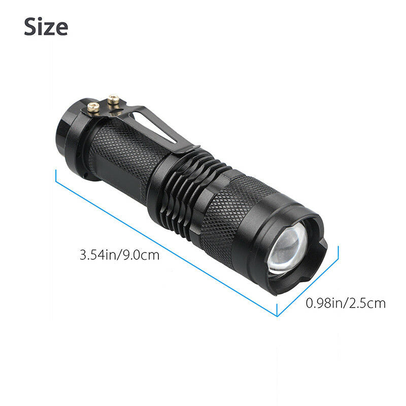 LED Ultra Violet UV 365 nm Blacklight Flashlight Inspection Lamp Torch Fa.l8