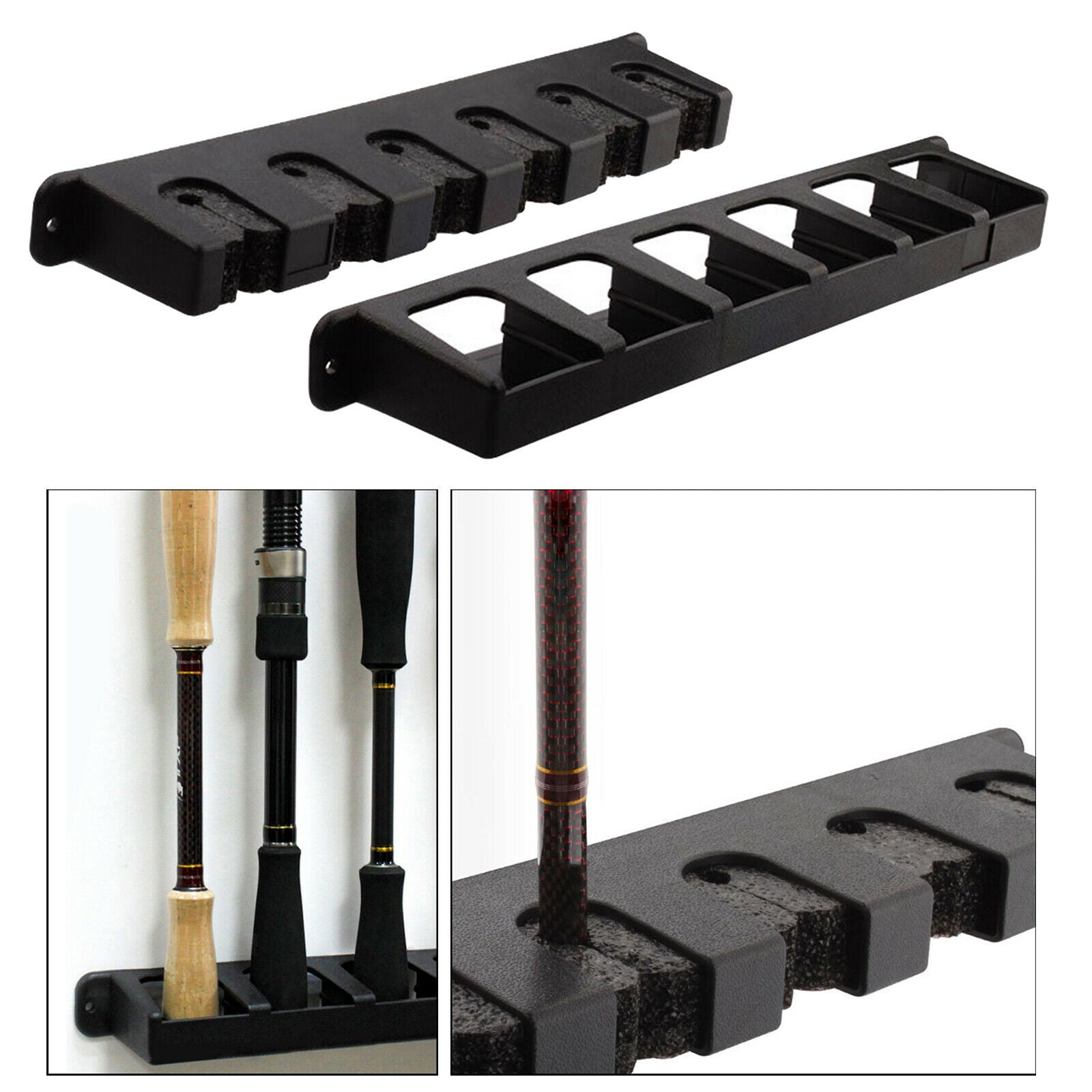 6-pin horizontal boat rod holder Vertical fishing holder
